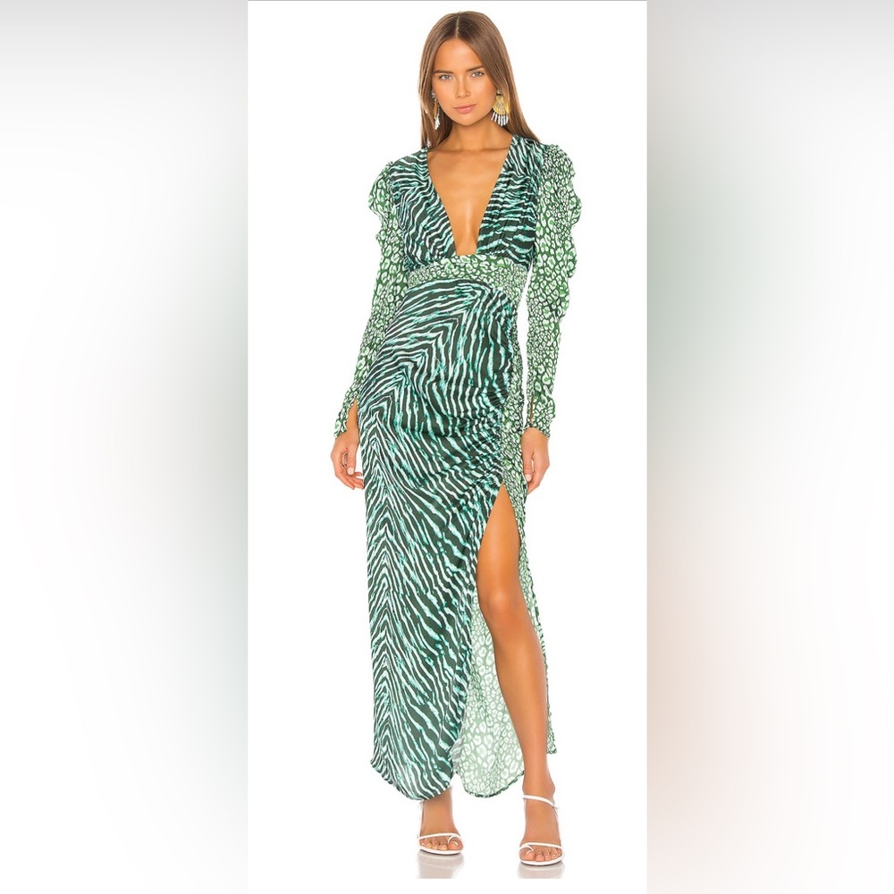 Rococo Sand Irene Gown in Green